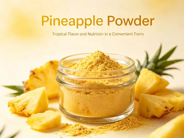 How pineapple powder can be used in the food industry